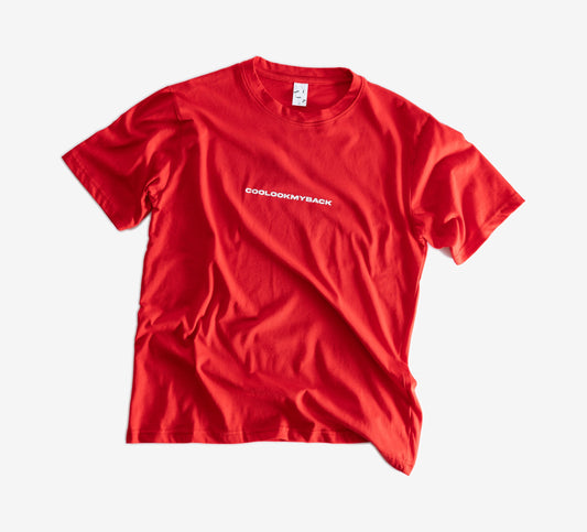 QUIET TEE - ROSSO