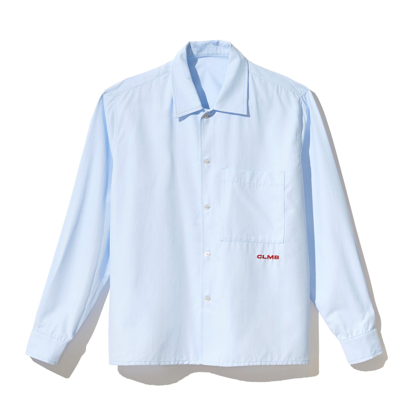 Camicia-Embroidery logo LIGHT BLUE