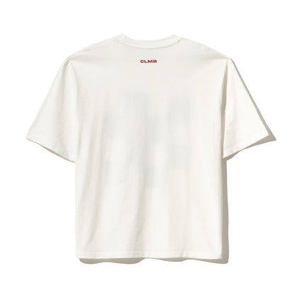 Tshirt-Checkered drawn WHITE